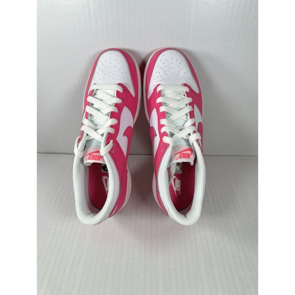 Nike Dunk Low GS Laser Fuchsia Pink Size 5Y FB9109-102 BRAND NEW - Picture 6 of 8